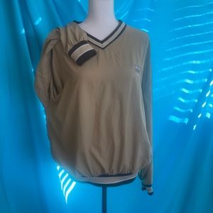 Tan/ gold pullover jacket